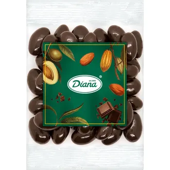Čokoláda Diana Company Mandle v polevě z hořké čokolády 100g