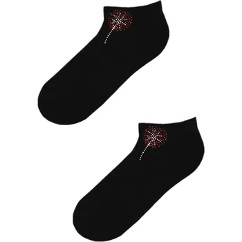 Pánské ponožky Emi Ross Glitrová pampeliška - černá Velikost: 35-38