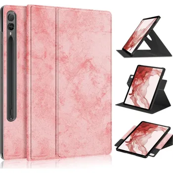 Pouzdro na tablet VSECHNONAMOBIL 64763 MARBLE Zaklápěcí pouzdro Samsung Galaxy Tab S9 růžové