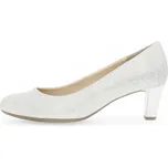 GABOR Dámské stříbrné kožené lodičky 01.400.60-245 Velikost 39