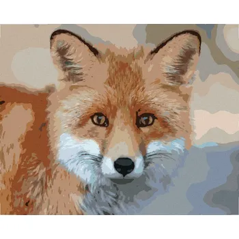 Diamondi Diamantové malování - MLADÁ LIŠKA Rozměr: 40x50 cm, Rámování: bez rámu a bez vypnutí plátna