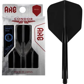 Příslušenství pro šipky Letky CONDOR AXE Small Black Long