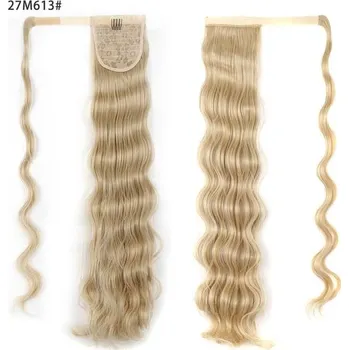 Příčesek Dlouhý vlnitý umělý culík | 60 cm - 27M613