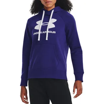 Dámská mikina Mikina s kapucí Under Armour Rival Fleece Logo Hoodie 1356318-468 Velikost XS