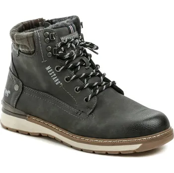 Pánská zimní obuv Mustang 4141-602-20 tmavě šedé pánské zimní boty EUR 44