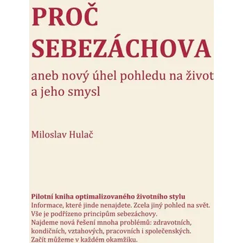 Kniha Proč sebezáchova