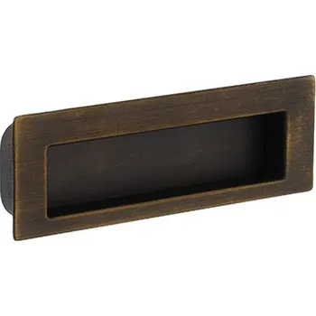 Nábytkové kování TULIP Úchytka Shellby 96 zápustná starobronz (TULIP Úchytka Shellby 96 zápustná starobronz)