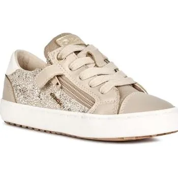 Dívčí polobotky Geox sneakers béžové Kilwi J02D5B velikost 36