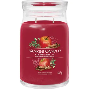 Svíčka Yankee Candle Signature Red Apple Wreath