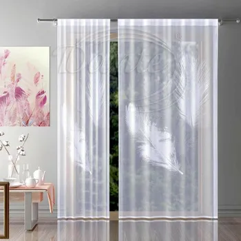 Dekorativní polštářek Dante PÍRKO záclona s tunýlkem - 250 x 150 cm