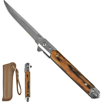 kapesní nůž CHZ Vyhazovací nůž "AWL WOODY" - s pouzdrem