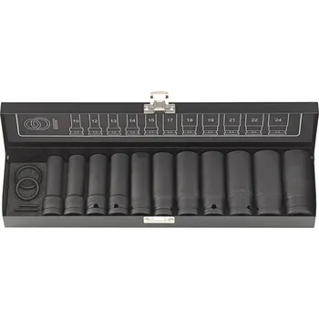 Gola sada Sada prodloužených nástrčných hlavic Fortis 1/2" 10-24 (15 dílná)