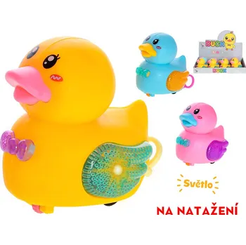 Figurka Mikro trading Kačenka jezdící - na natažení - se světlem - 9,5 cm