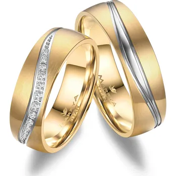 Prsten Snubní titanové prsteny TI-40