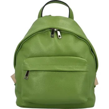 Trendový dámský kožený batůžek Wendy, zelená