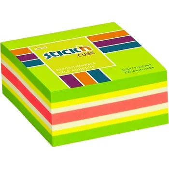 Samolepící bloček Bloček samolepicí Hopax 51 x 51 mm, 250 lístků Barva: Zelená