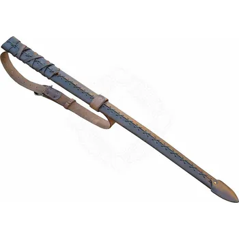 Replika zbraně Špulák Prošívaná kožená pochva na meč na záda