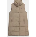 4F 4FAW23TVESF076 LIGHT BROWN Dámská vesta US XS