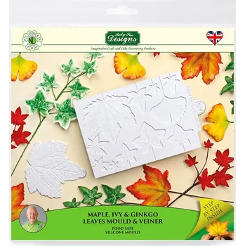Forma na pečení KATY SUE - silikonová forma - list ginko, javor, břešťan