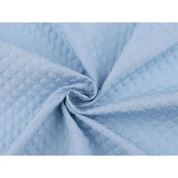 Šusťákovina zpevněná 3D kostičky, barva 7 (7) modrá světlá