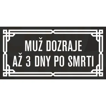 Papír Cedule/tabule na přání s vlastním textem - černý podklad (070)