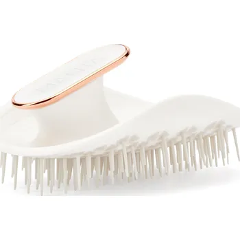 Vlasová regenerace Silikonový kartáč Manta - bílý