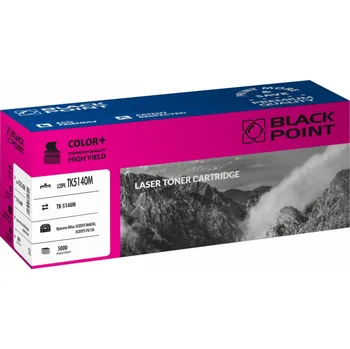 Černý toner LCBPKTK5140M Purpurový náhradní TK-5140 (BLKYOTK5140MBW)
