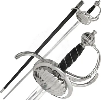 Replika zbraně Cold Steel Rapír s drážkovaným košem Ercole