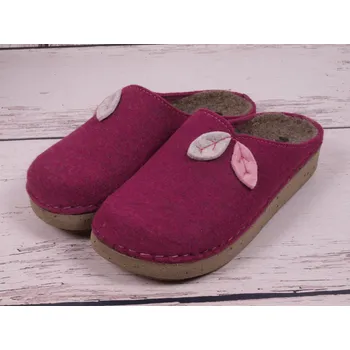 Dámská obuv Pantofle papuče bačkory Inblu ED13-067 fuchsiové s lístky velikost: 39