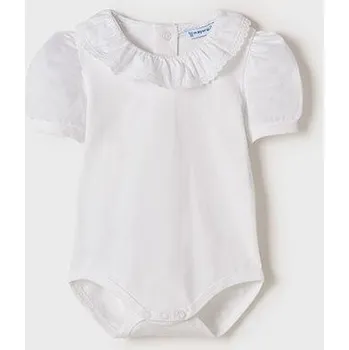 Kojenecký body kojenecké body bílé s límečkem Mayoral 1701-38 velikost 74