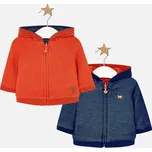 oboustranná mikina Mayoral 2439 velikost 62 až 74 cihlovomodrá velikost 68