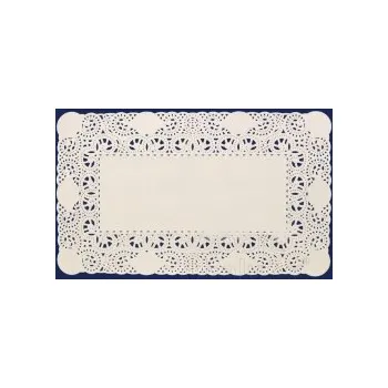 Krajka pod dort - BÍLÁ 20 x 38 cm /bal. 8 kusů