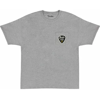 Pánské tričko Fender Tričko Pick Patch Pocket Tee Athletic Gray S