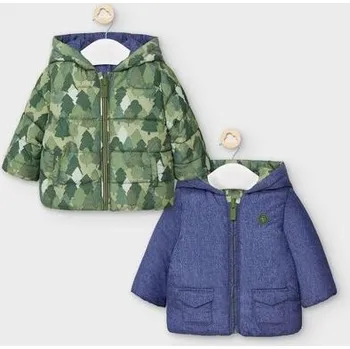 Kojenecká bunda dětská zimní bunda pro batolata oboustranná Mayoral 2471 velikost 80