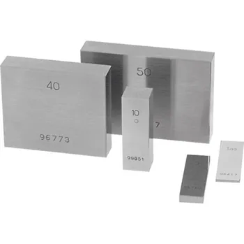 Základní (koncová) ocelová měrka KINEX/K-MET 30mm, tř. př. 1, DIN 861/1 1048-12-030