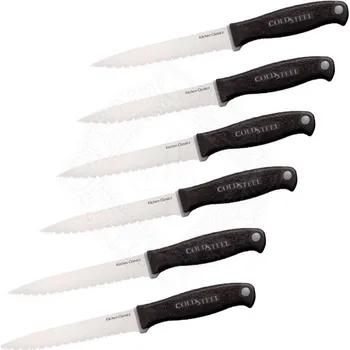 Kuchyňský nůž Cold Steel 6 steakových nožů 219mm Kitchen Classics, s optimalizovanou rukojetí od Cold Steel