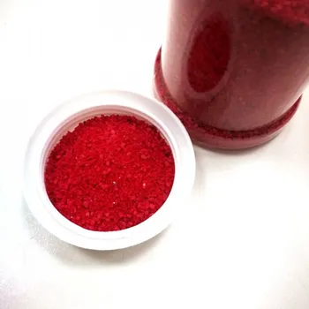 Party dekorace Dekorační písek 400 g - červený jemný