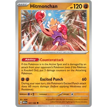 Karetní hra Pokémon TCG Hitmonchan 107/165