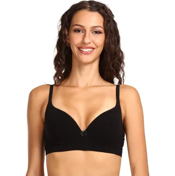 Podprsenka Dámská podprsenka Gina vyztužená s kosticemi černá (07017) 80C 07017-MxC Možnost vrácení zboží ZDARMA do 120 dnů!