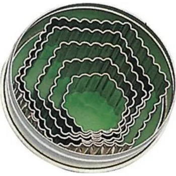 Vykrajovátko Sambonet Paderno Industrie VYKRAJOVÁTKA - ŠESTIHRAN ZOUBKATÝ - 5 ks