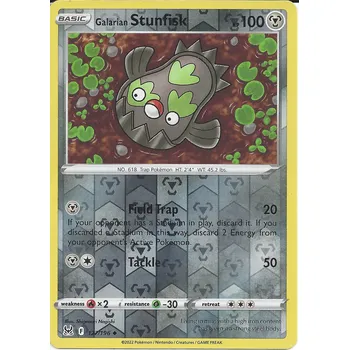 Společenská hra Pokémon karta Galarian Stunfisk 127/196 Reverse Holo - Lost Origin