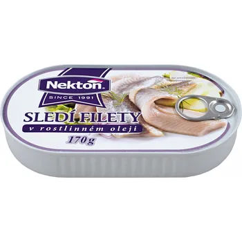 Nekton Sleďové filety v rostlinném oleji 170g 170g