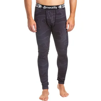 Pánské termo spodky Pánské termo kalhoty Meatfly Sloan černá/šedá XXL