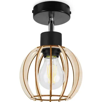 Bodové svítidlo Bodové svítidlo Timber 8, 1x dřevěné stínítko, kp