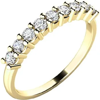 Prsten Zásnubní prsten žluté zlato 585/1000 zirkon ZP-10772-ZL-ZIR velikost 57