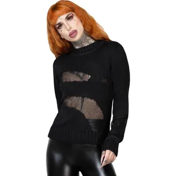 Dámský svetr svetr dámské - Torn Apart - KILLSTAR - KSRA009287 - XL