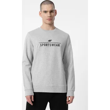 Pánská mikina 4F 4FAW23TSWSM692 COLD LIGHT GREY MELANGE Pánská mikina US 3XL 4FAW23TSWSM692 CO LIG GREY MEL