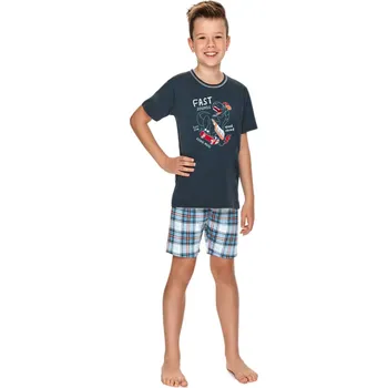 Pánské pyžamo Chlapecké pyžamo 2747 Ivan dark blue - TARO tmavě modrá 122