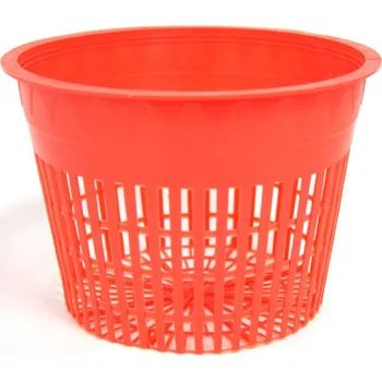 Košík na láhev Ostatní Hydroponický košík 15cm - červený