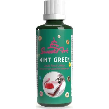 Potravinářské barvivo SweetArt airbrush barva tekutá Mint Green (90 ml)